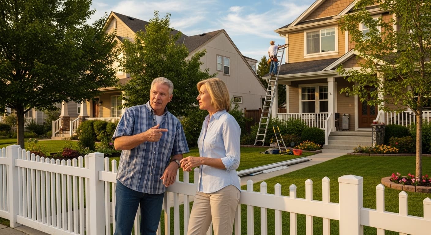 Contractor receiving referral from satisfied customer