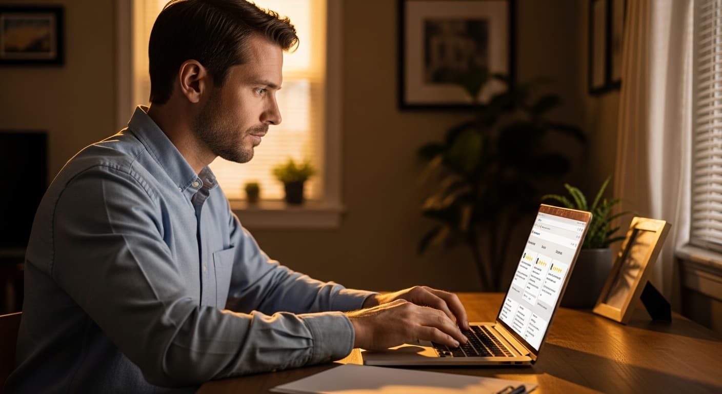 Contractor receiving a five-star Google review notification on their phone