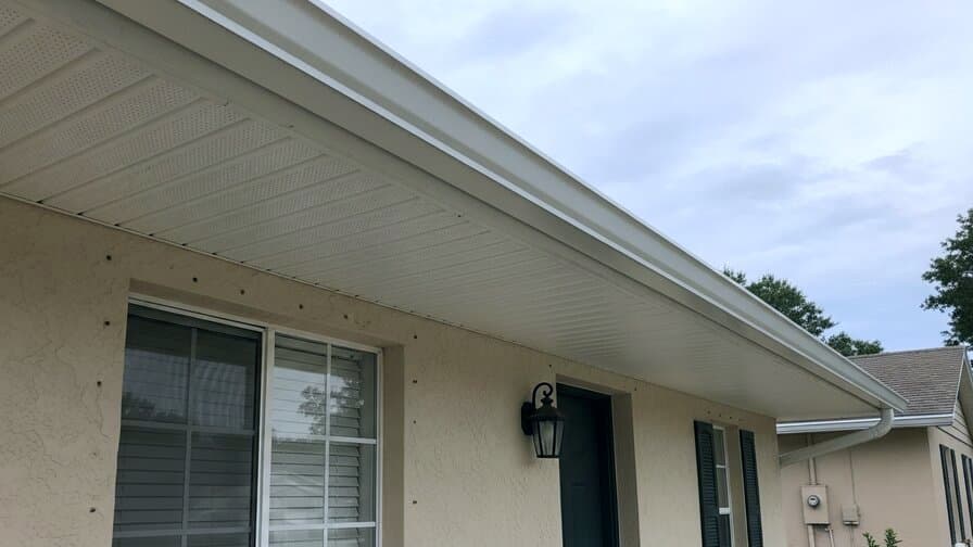 Columbus Aluminum Soffit Panel Dent Repair Craftsmen