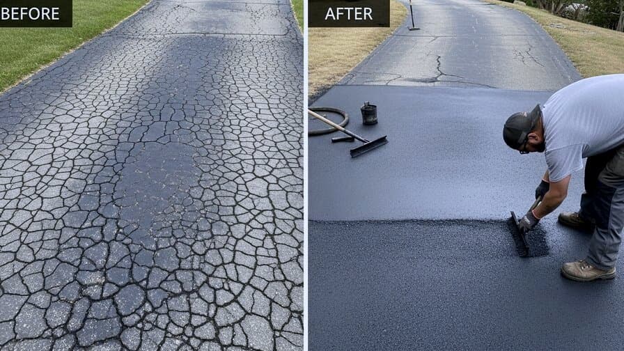 Minneapolis Asphalt Driveway Longitudinal Crack Sealing Solutions