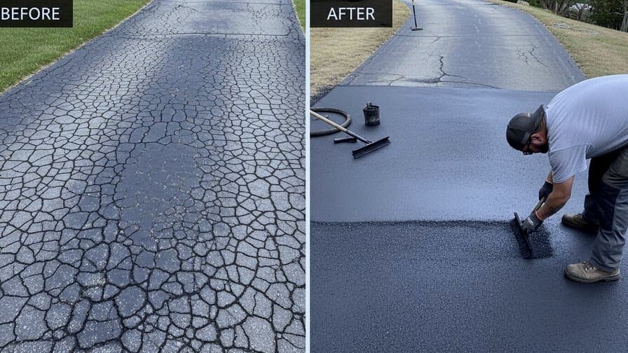 Cleveland Asphalt Driveway Pothole Patching Experts