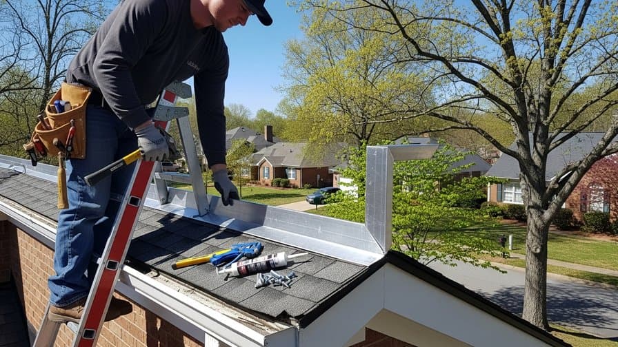 Charlotte Asphalt Shingle Eave Drip Edge Blow-Off Repair Group