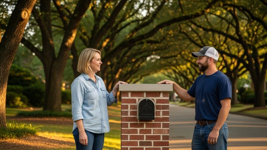 Atlanta Brick Mailbox Repair Masters