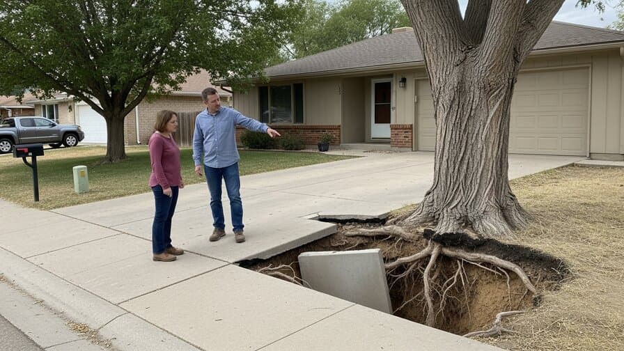 Albuquerque Concrete Driveway Tree Root Heave Repair Co.