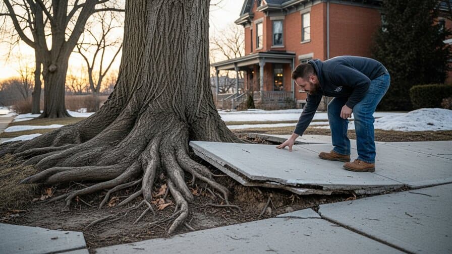 Buffalo Concrete Driveway Tree Root Heave Repair Specialists