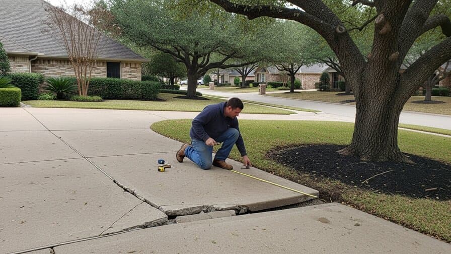 Fort Worth Concrete Driveway Tree Root Heave Repair Kings
