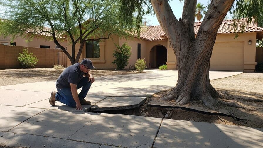 Phoenix Concrete Driveway Tree Root Heave Repair Group