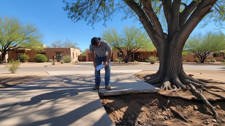 Tucson Concrete Driveway Tree Root Heave Repair Squad