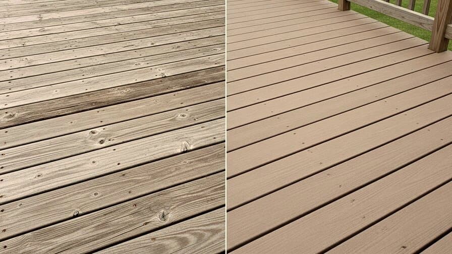 Las Vegas Vinyl Deck Board UV Chalking Replacement Guys