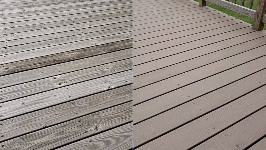 Minneapolis Vinyl Deck Board UV Chalking Replacement Squad