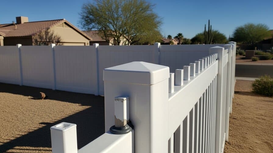 Phoenix Vinyl Fence Post Cap Rot Seal Replacement Company