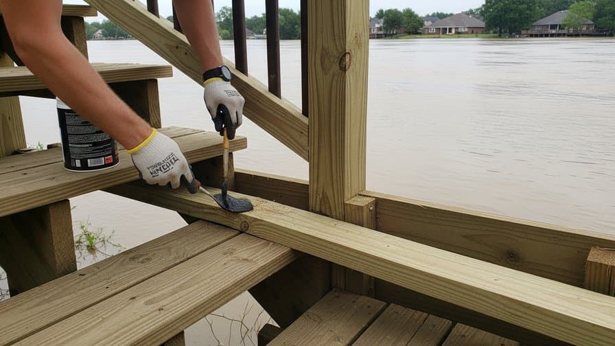 Baton Rouge Wood Deck Stair Stringer Rot Repair Specialists