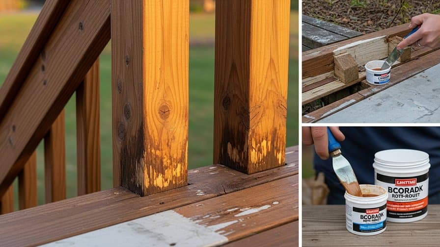 Cincinnati Wood Deck Stair Stringer Rot Repair Group