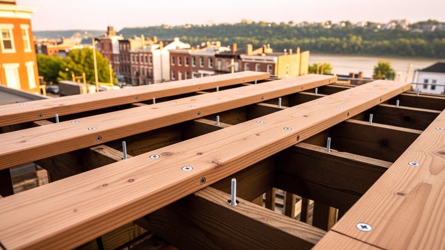 Cincinnati Wood Deck Stair Tread Rot Repair Works