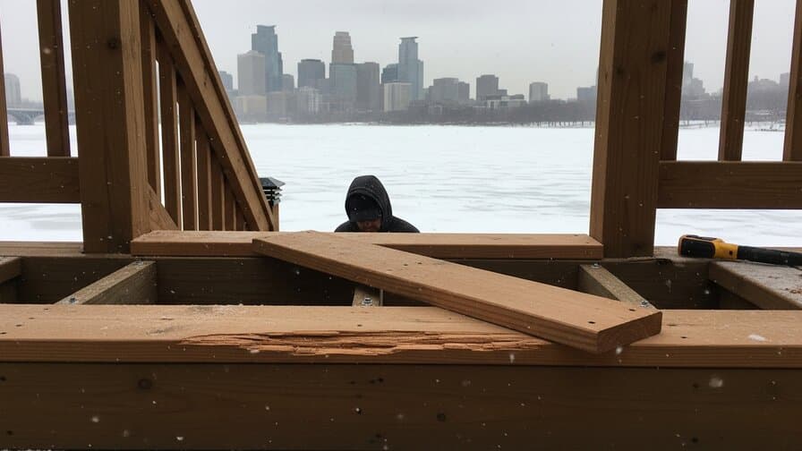 Minneapolis Wood Deck Stair Tread Rot Repair Solutions