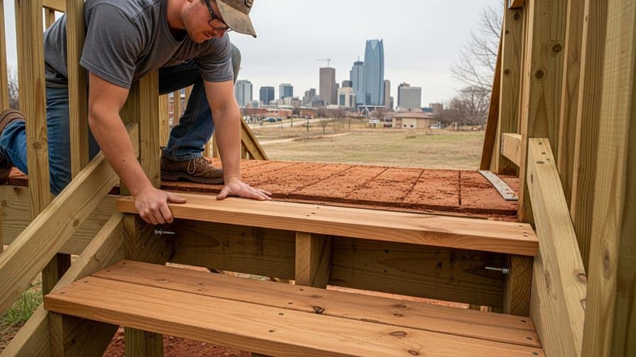 Oklahoma City Wood Deck Stair Tread Rot Repair Group