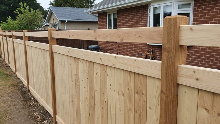 Kansas City Wood Fence Rail Replacement Guys