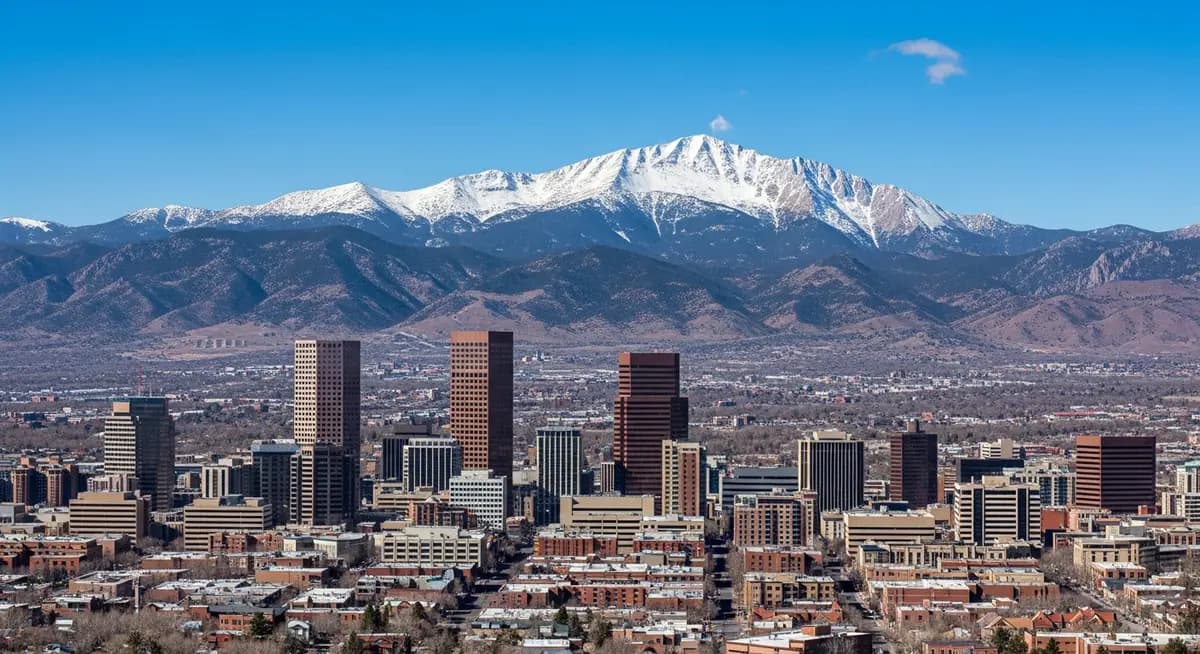 Contractor marketing services in Colorado Springs, Colorado with Pikes Peak mountain backdrop