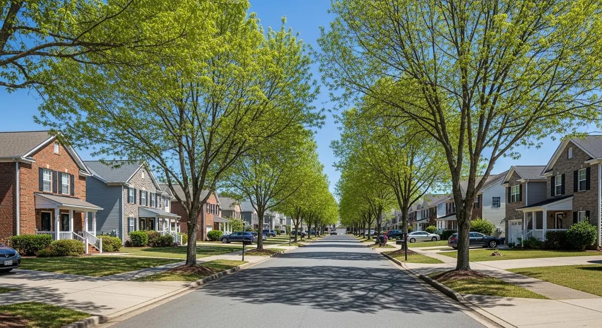 Contractor marketing services in Fayetteville, North Carolina with Cumberland County residential neighborhoods and Fort Liberty military community backdrop