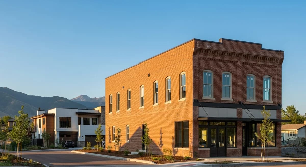 Contractor marketing services in Fort Collins, Colorado with Rocky Mountain foothills backdrop Colorado State University campus Old Town historic district residential neighborhoods and Colorado blue sky