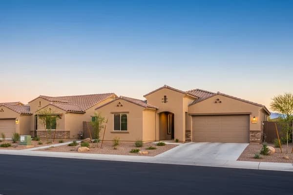 Contractor marketing services in Gilbert, Arizona with master-planned community homes and Southeast Valley landscape
