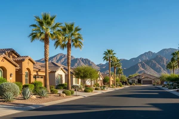 Contractor marketing services in Goodyear, Arizona with Southwest Valley master-planned homes and Estrella Mountain backdrop