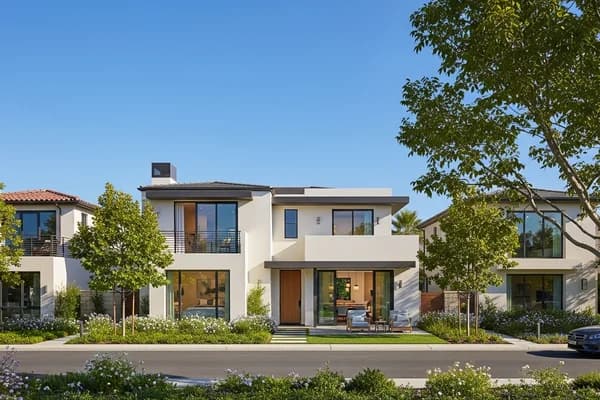 Contractor marketing services in Irvine, California with affluent planned community homes and Orange County landscape