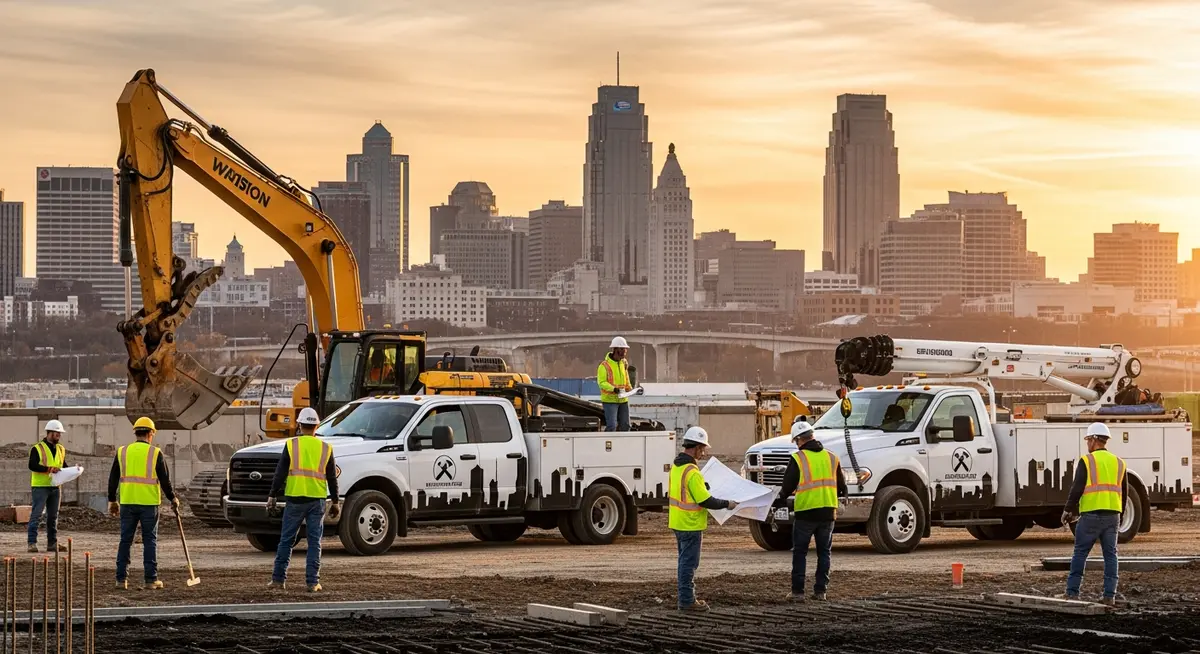 Contractor marketing services in Kansas City, Missouri with the downtown skyline