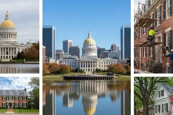 Contractor marketing services in Richmond, Virginia with the James River and Capitol building skyline