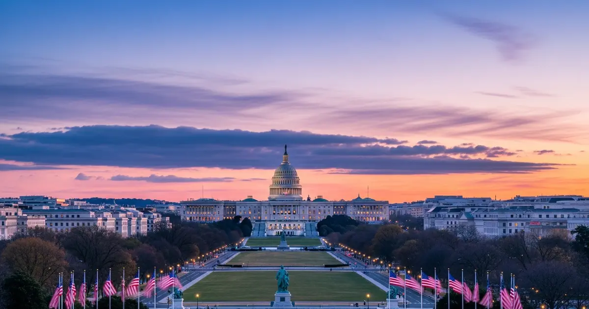Contractor marketing services in Washington DC with the US Capitol and National Mall